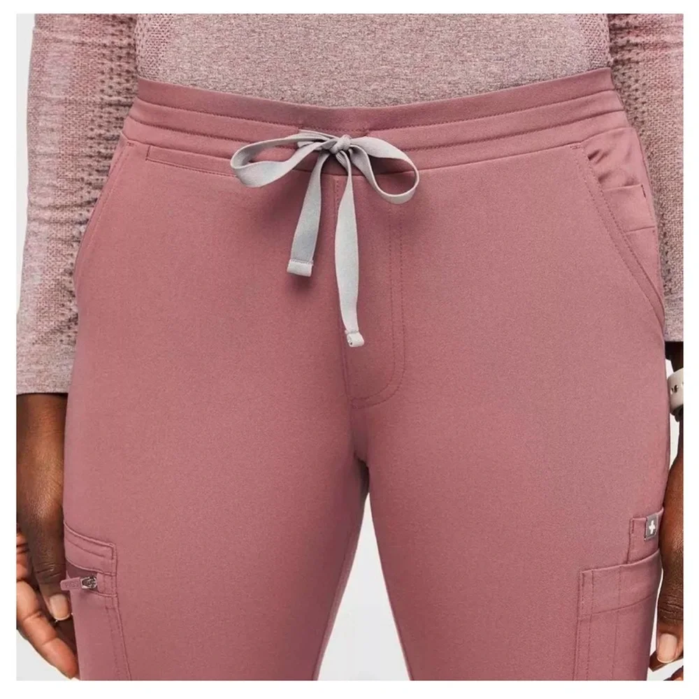 Mauve fig set FIGS Yola Scrub Pants 2 piece set catalina top XS/SM - Picture 15 of 15